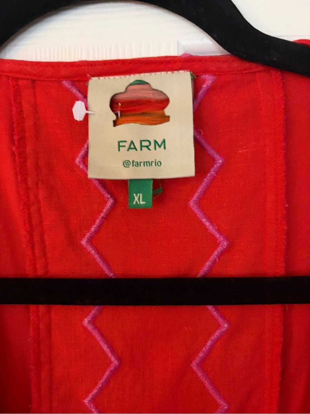 Farm Rio Sunset Patchwork Maxi Dress - Flawed - please read - Picture 13 of 16